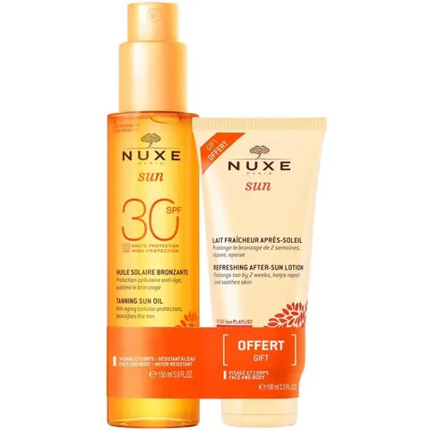 Nuxe Sun Set Sonnenöl LSF30 Gratis After-Sun – Bild 2