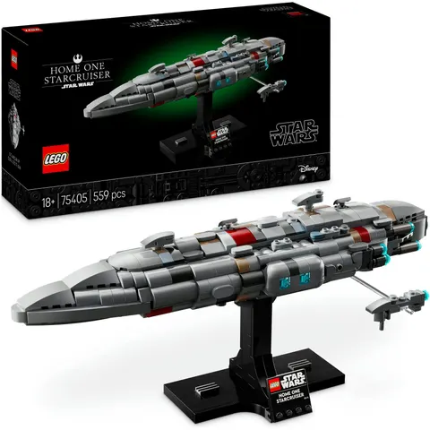 LEGO Star Wars Home One Starcruiser 75405 – Mehrfarbig – Bild 3