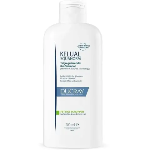 Ducray Kelual Squanorm champú para caspa grasa 200 ml – image 2