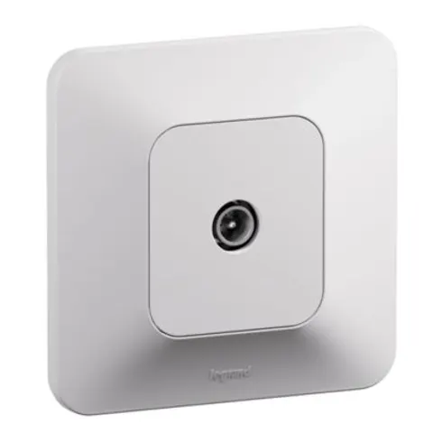 Prise télévision simple Neptune blanc, Legrand – image 2
