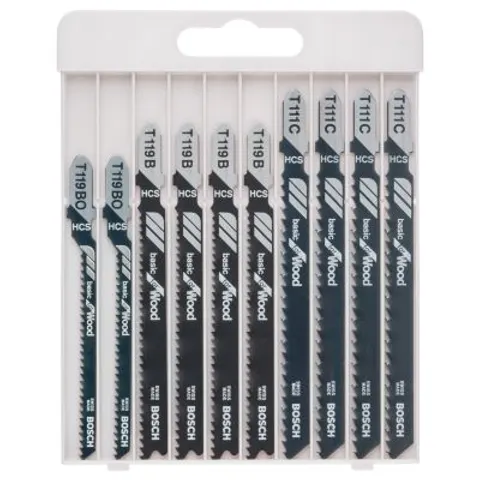 Coffret 10 lames pour scie sauteuse Bosch – image 2