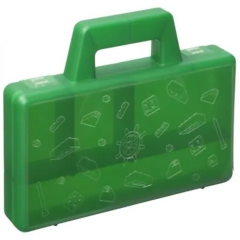 Mallette pour trier les Legos avec 4 compartiments - Vert – image 2