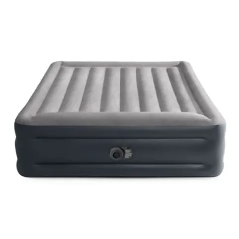 Matelas gonflable électrique 2 personnes Intex gris – image 2
