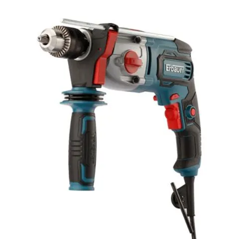 Perceuse à percussion Erbauer EHD800-2 800W – Multicolore – image 2