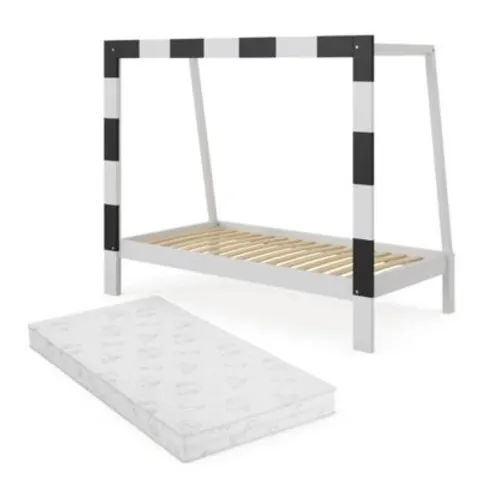 Vitalispa Lit denfant Blanc 80x160 cm avec matelas – image 2