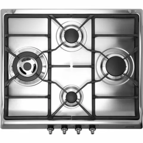Table de cuisson gaz 60cm 4 feux inox Smeg SER60SGH3 – image 2