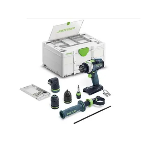 Festool Perceuse-visseuse à percussion sans fil QUADRIVE TPC 18/4 Basic-Set XL (578832) – image 3