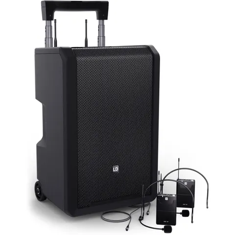 LD Systems ANNY® 10 BPH 2 B6 - 10" Système de sonorisation portable Bluetooth® alimenté par batterie avec mixeur et - Haut-parleur actif sans fil – image 2