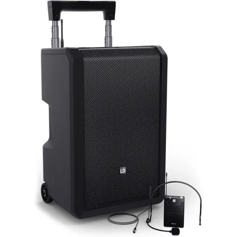 LD Systems ANNY® 10 BPH B6 - Système de sonorisation portable Bluetooth® 10" alimenté par batterie avec table de mixage et 1x - Haut-parleur act... – image 2