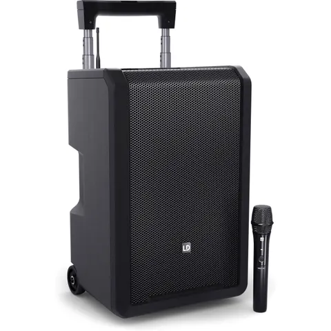 LD Systems ANNY® 10 HHD B6 - Système de sonorisation portable Bluetooth® 10" alimenté par batterie avec table de mixage et 1x - Haut-parleur act... – image 2