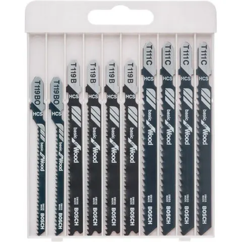 Coffret 10 lames pour scie sauteuse Bosch – image 4