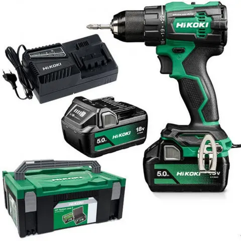 HiKOKI DS18DEWFZ Perceuse visseuse (2x5,0Ah/18V) – image 2