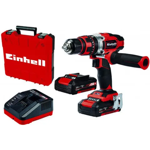 Einhell Perceuse Visseuse à percussion sans fil TE-CD 18/48 Li-i (2x2,0Ah) – image 2