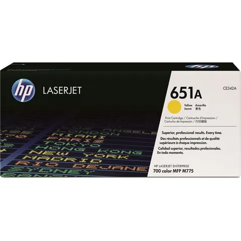 HP 651A (CE342A) - Jaune - Toner Jaune – CE342AC – image 2