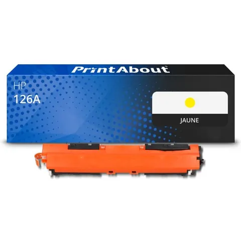 PrintAbout Toner compatible HP 126A (CE312A) - Jaune – image 2