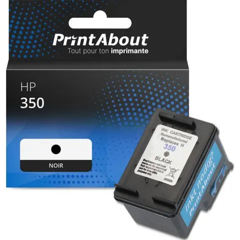 PrintAbout Cartouche compatible HP 350 (CB335EE) - Noir – image 2
