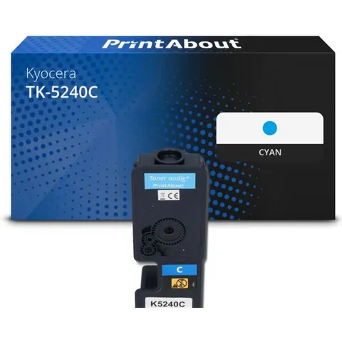 PrintAbout Toner compatible Kyocera TK-5240C - Cyan – image 2