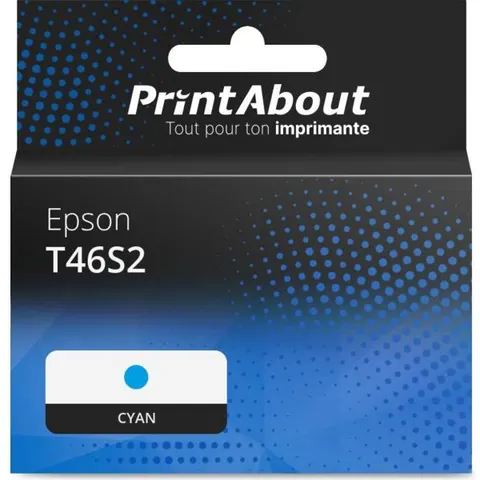 PrintAbout Cartouche compatible Epson T46S2 - Cyan – image 2