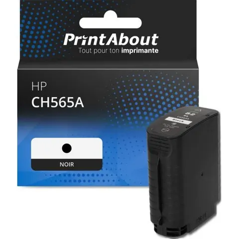 PrintAbout Cartouche compatible HP CH565A (82) - Noir – image 2