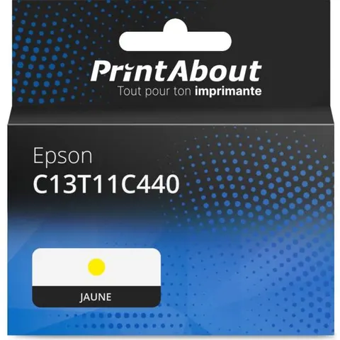 PrintAbout Cartouche compatible Epson C13T11C440 - Jaune – image 2
