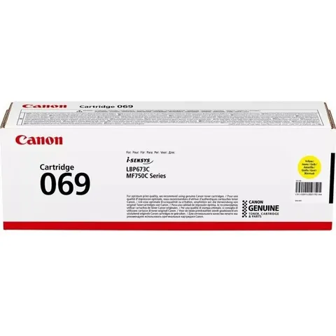 Canon 069 Y - Jaune - Toner Jaune – image 2