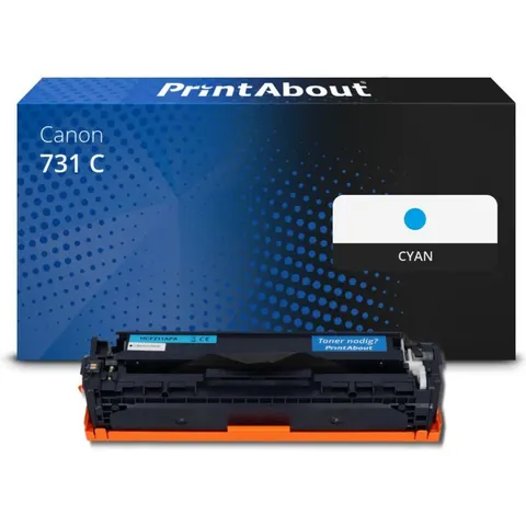 PrintAbout Toner compatible Canon 731 C - Cyan – image 2
