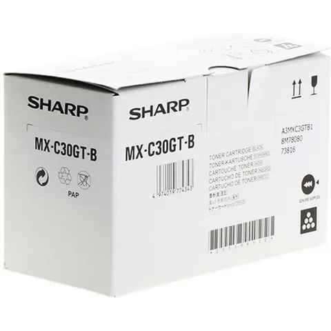 Sharp MX-C30GTB - Noir - Toner Noir – image 2