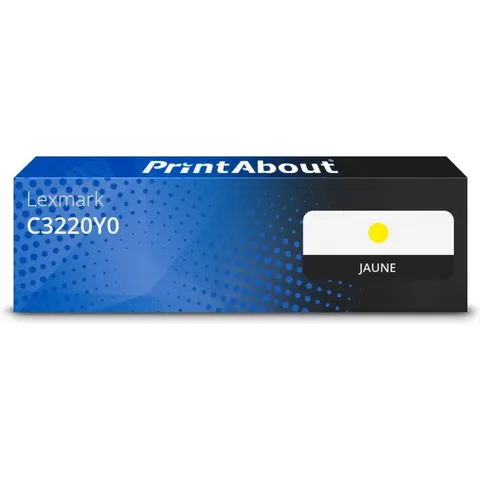 PrintAbout Toner compatible Lexmark C3220Y0 - Jaune – image 2
