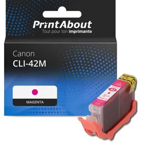 PrintAbout Cartouche compatible Canon CLI-42M - Magenta – image 2