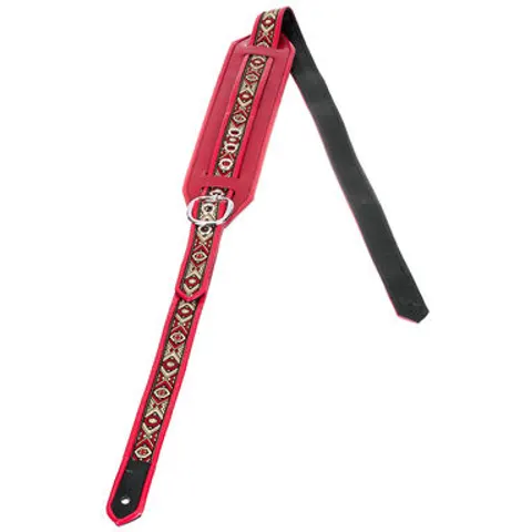 Jodi Head Guitar Straps Thunderbird Red / Black Rouge – image 2