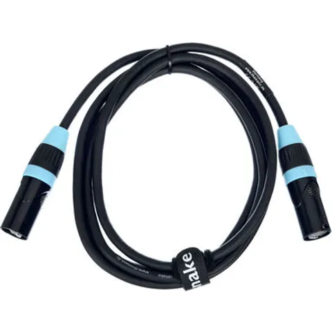 pro snake CAT6E CC Cable 2.0m sky blue noir – image 2