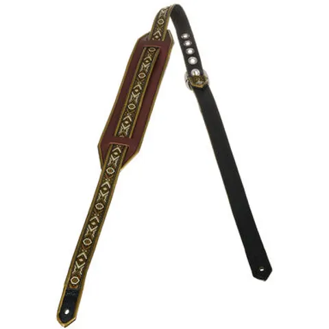 Jodi Head Guitar Straps Thunderbird B/K Diamond Marron – image 2