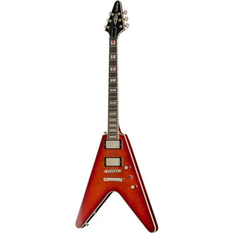 Epiphone Flying V Prophecy Aged BTB Aged Bengal Tiger – image 2