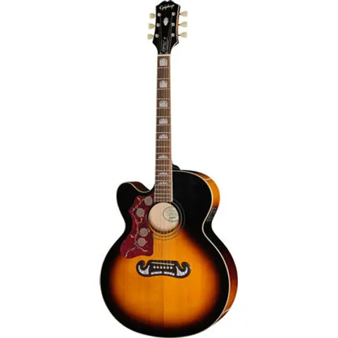Epiphone J-200 Studio EC VS LH Vintage Sunburst – image 2