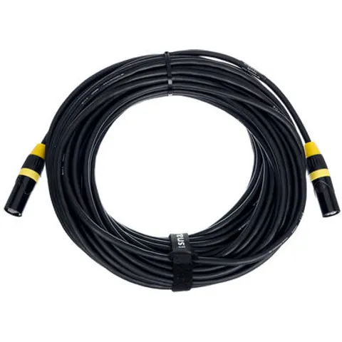 pro snake CAT6E CC Cable 25.0m yellow noir – image 2