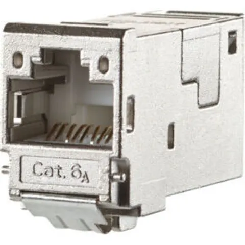 BTR NETCOM Module E-DAT RJ45 8(8) TN Cat.6A, TIA-A, blindé Module E-DAT ; Metz Connect (130910-I-90) – image 2