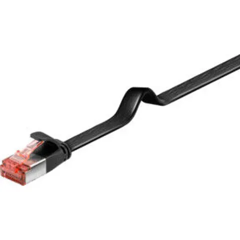 Câble RJ45 Cat6 plat blindé 50cm GOOBAY – image 3