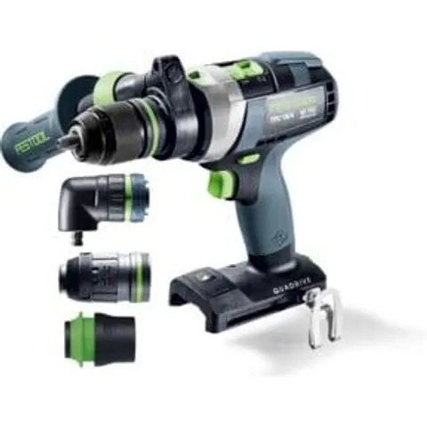 Festool Perceuse-visseuse à percussion sans fil QUADRIVE TPC 18/4 Basic-Set XL (578832) – image 2