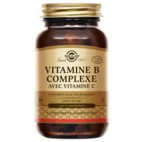 Solgar Complexe B avec Vitamine C 100 u – image 3