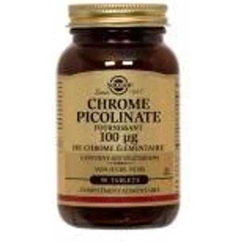 Solgar Chrome Picolinate 100 ?g Comprimés - Flacon 90 comprimés – image 3