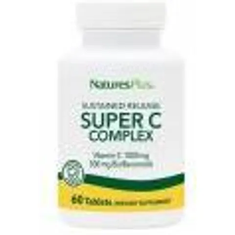 Natures Plus Super C Complex 60 Comprimés - Pot 60 comprimés de 1,4 g – image 2