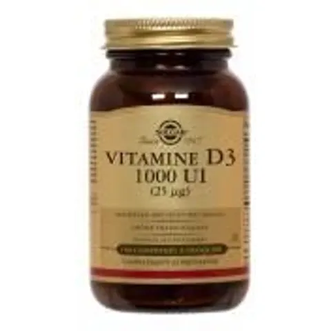Solgar Vitamine D3 1000 Ui Comprimés à Croquer - Flacon 100 comprimés – image 2