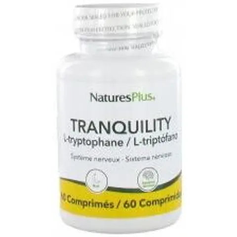 Natures Plus Tranquility L-Tryptophane 60 Comprimés - Flacon 60 comprimés – image 2