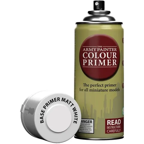 Sous couche blanche Mat - Base Primer Matt White - Army Painter – image 2