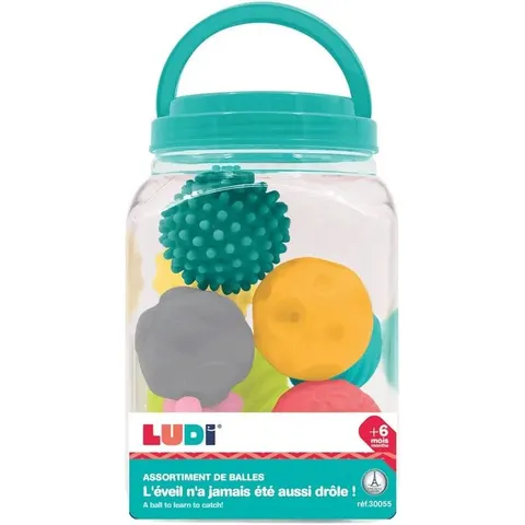 Bocal d'assortiment de 8 balles - Ludi – image 2
