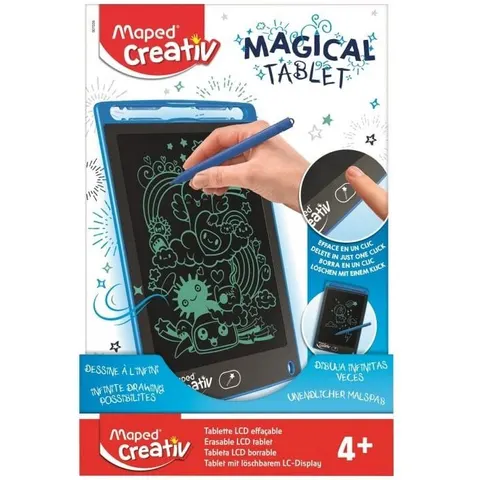 Tablette à dessin Magic Board bleu LCD effaçable - Maped Creativ – image 2