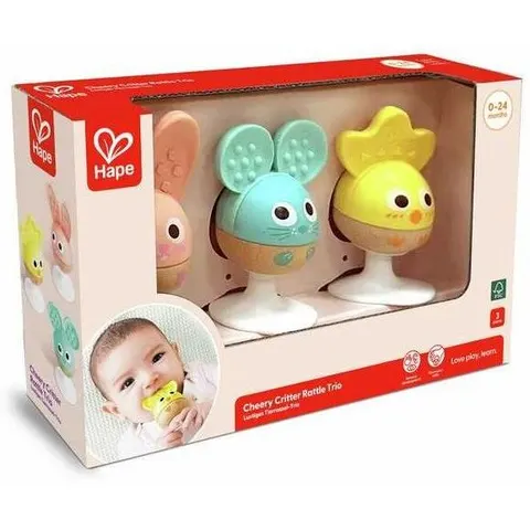 3 hochets à ventouse Animaux - Hape – image 2