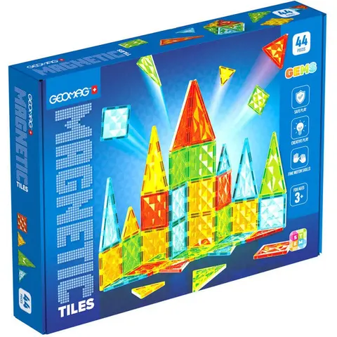 Magnetic Tiles Gem 44 pcs - Geomag – image 2