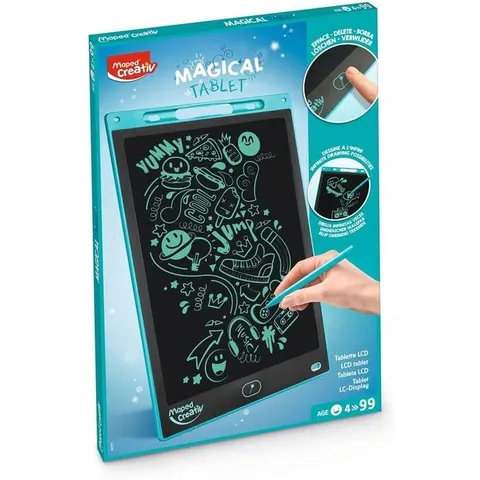Tablette à dessin Magic Board XL bleu LCD effaçable - Maped Creativ – image 2