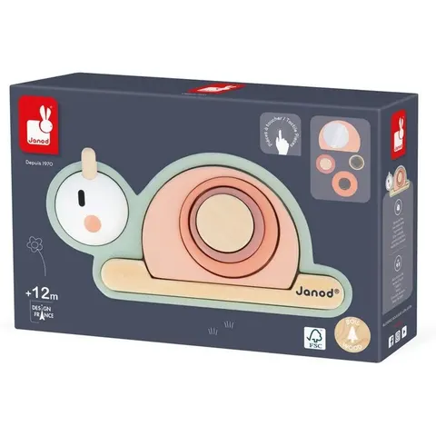 Empilable sensoriel Escargot Sweet Cocoon - Janod – image 2
